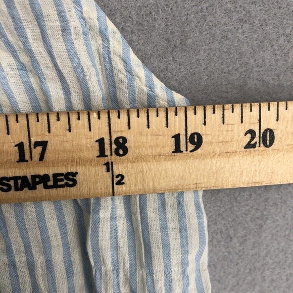 Lemlem by Liya Kebede Womens Top Blouse Pleat Boho Peasant White Medium M - Picture 4 of 7